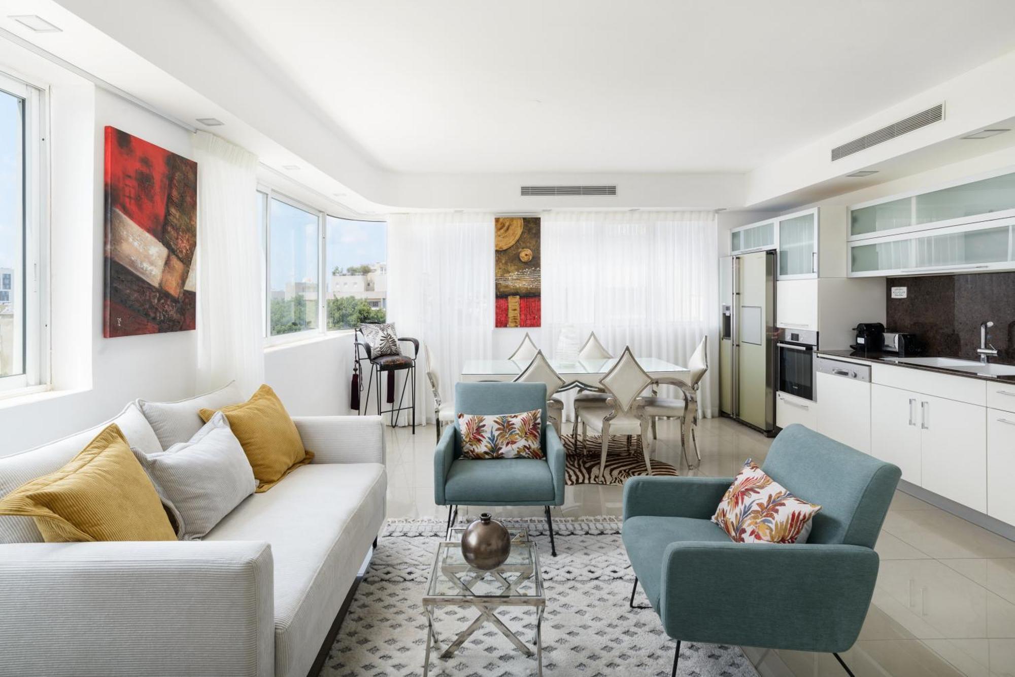 Penthouse With Panoramic View By Feelhome تل أبيب المظهر الخارجي الصورة