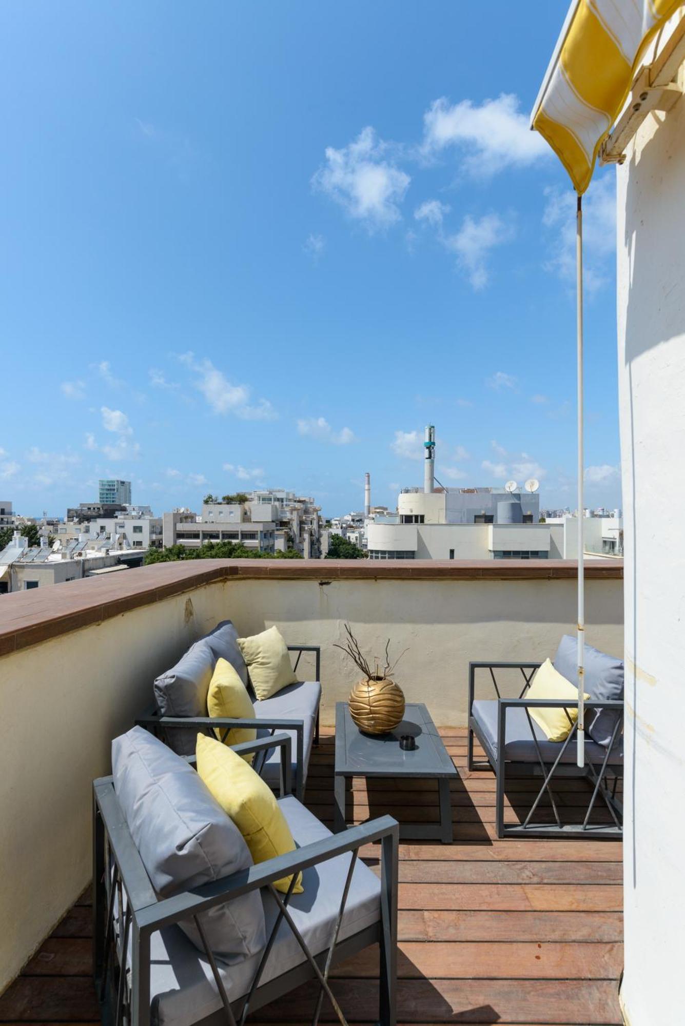 Penthouse With Panoramic View By Feelhome تل أبيب المظهر الخارجي الصورة