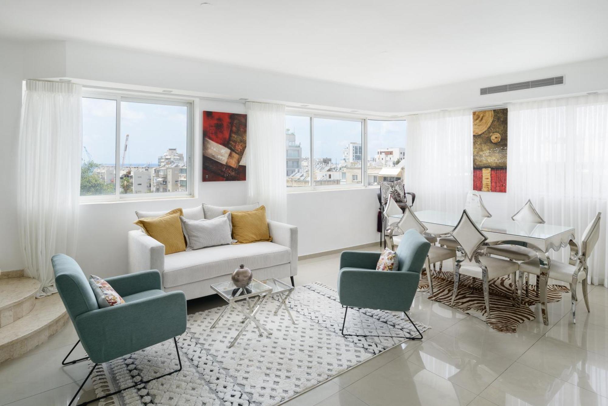 Penthouse With Panoramic View By Feelhome تل أبيب المظهر الخارجي الصورة