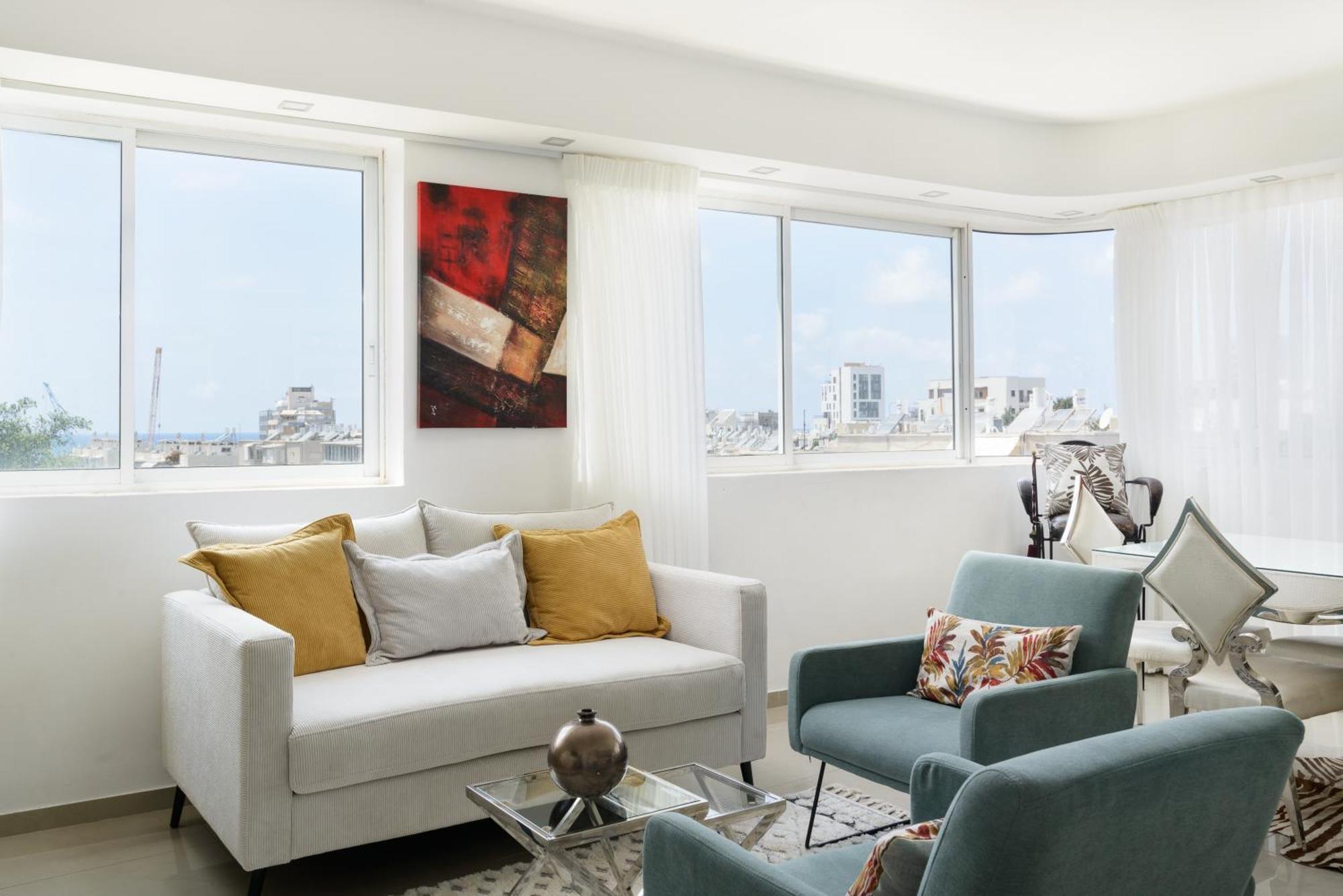 Penthouse With Panoramic View By Feelhome تل أبيب المظهر الخارجي الصورة