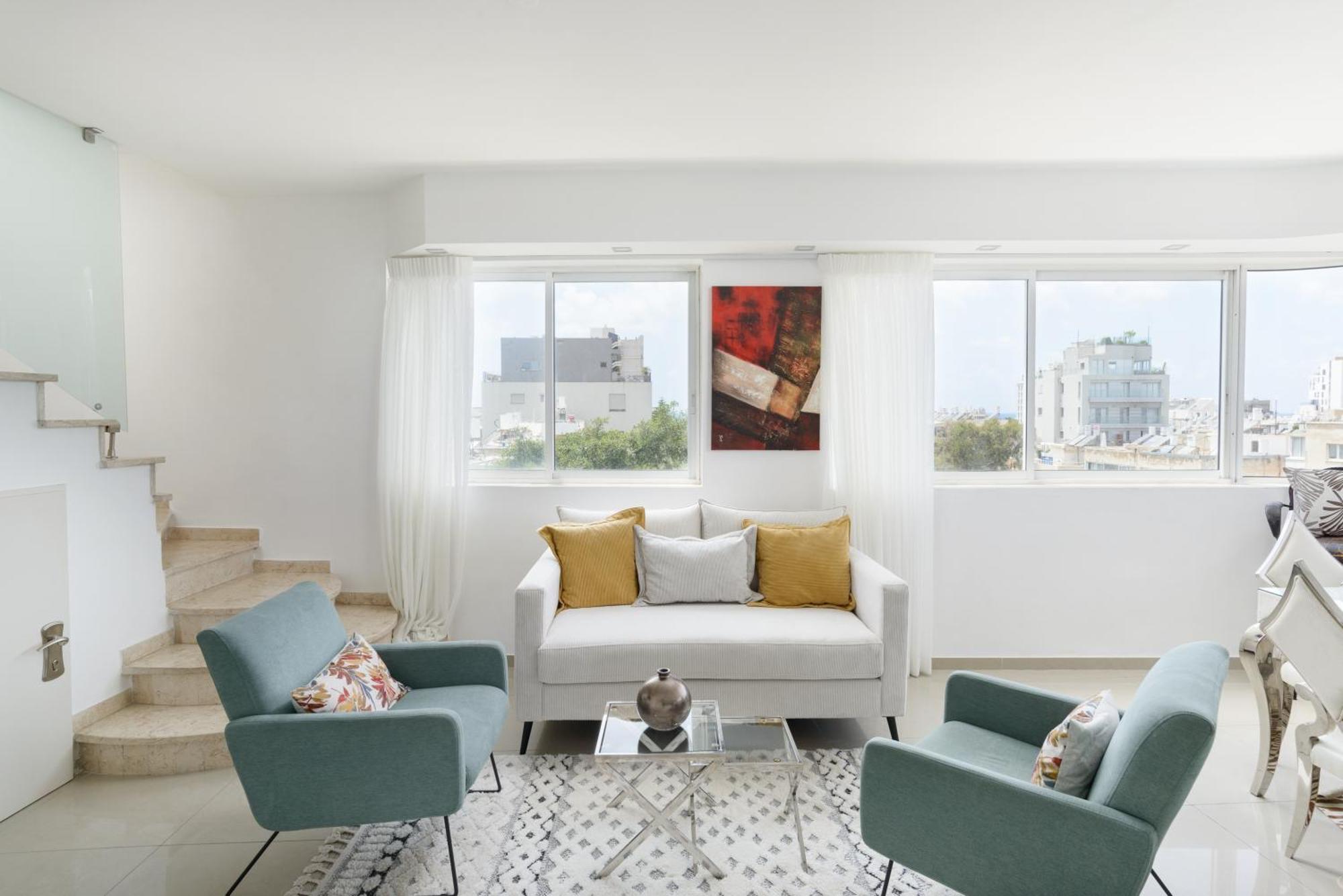 Penthouse With Panoramic View By Feelhome تل أبيب المظهر الخارجي الصورة